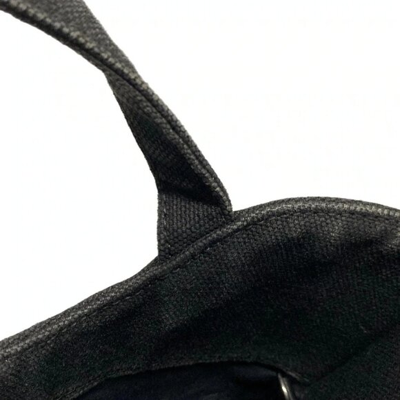 Auth BALENCIAGA WAVE XS 619979 Black Canvas Tote Bag - Picture 10 of 16